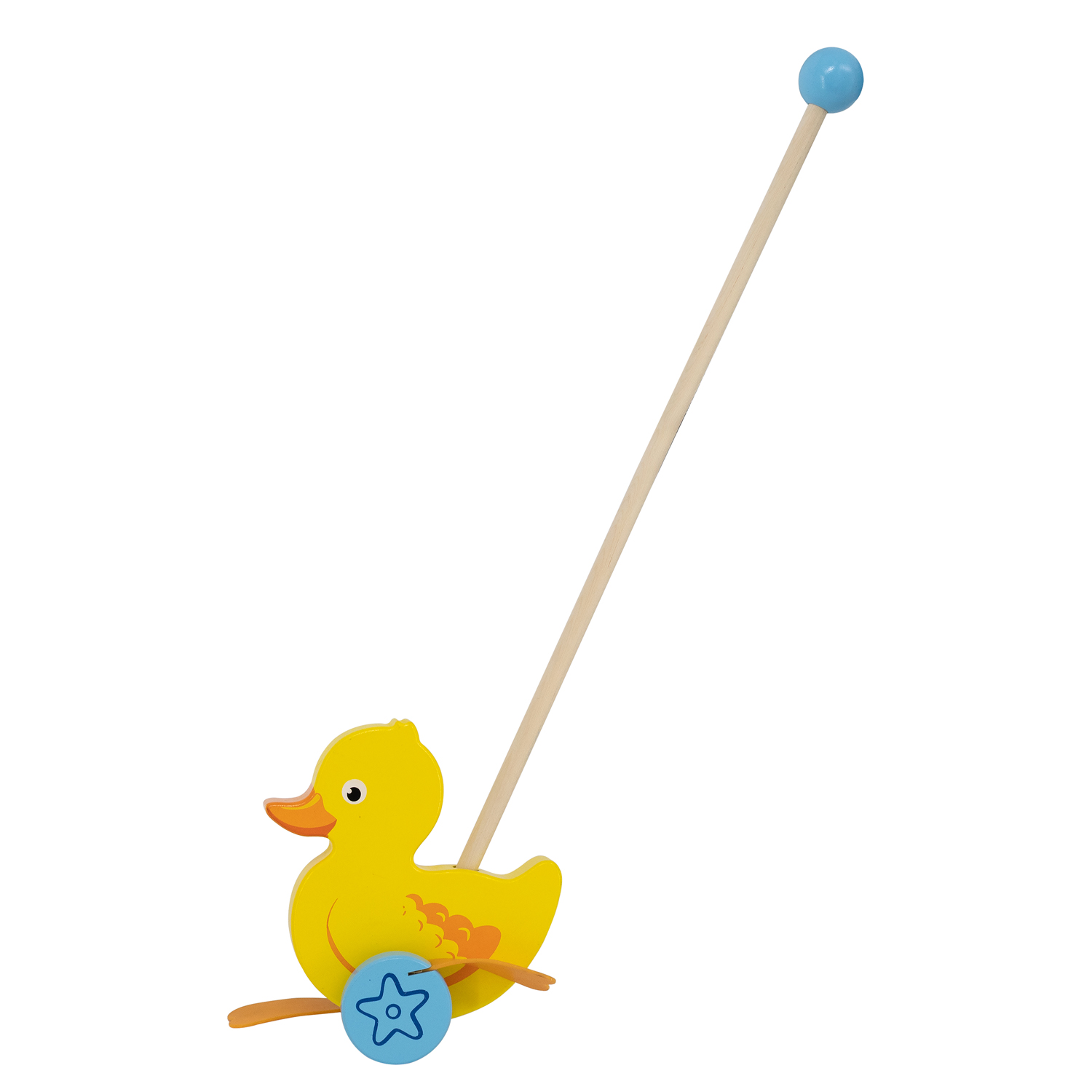 Push along toy duck New Classic Toys